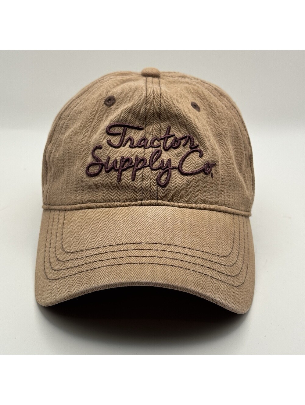 Tractor Supply Company Brown SnapBack Baseball Ball Cap Hat